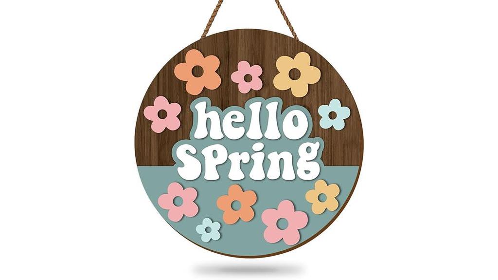 spring wooden home decor