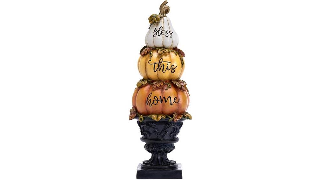 stackable fall pumpkin set