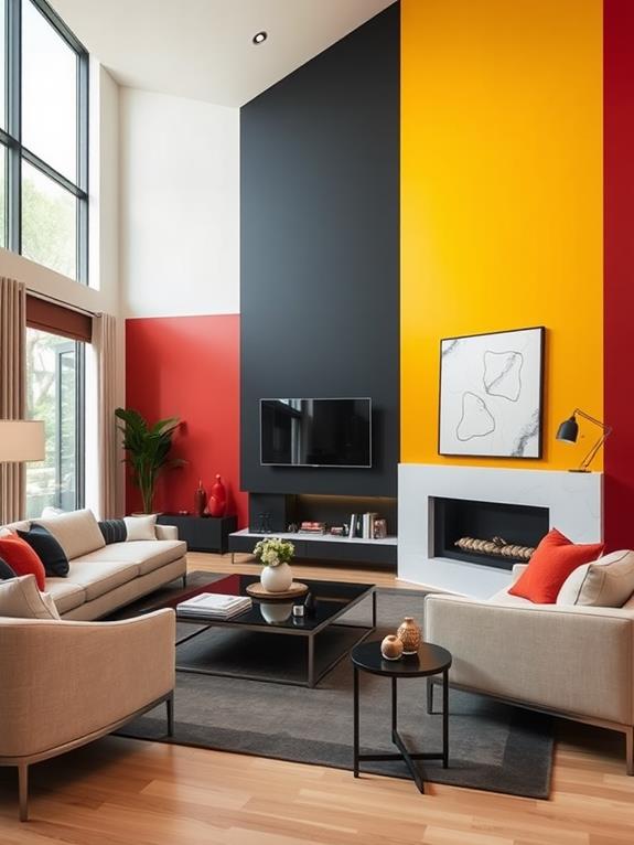 strategically utilize accent walls