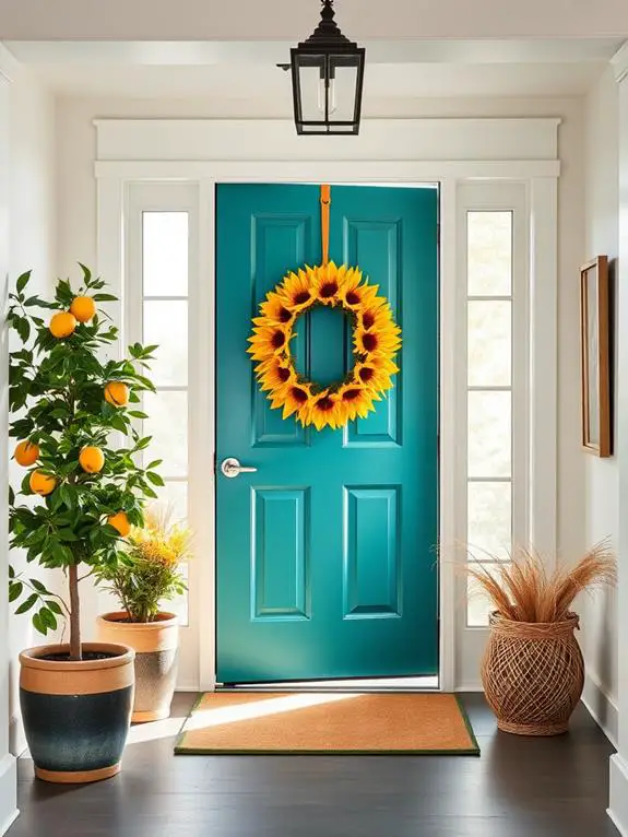 stylish entryway wall art