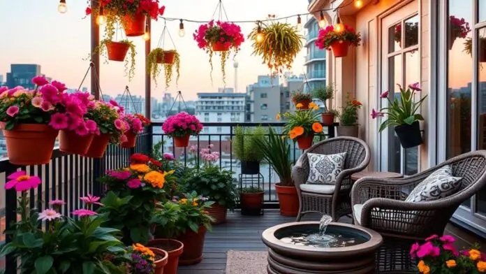 summer balcony garden transformation ideas