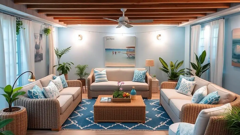 summer basement decor considerations