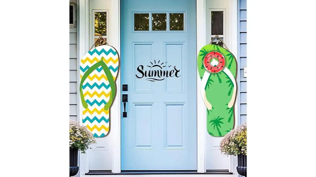 summer flip flop decor