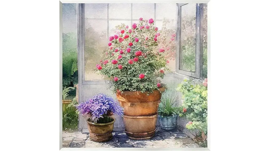 summer greenhouse wall art