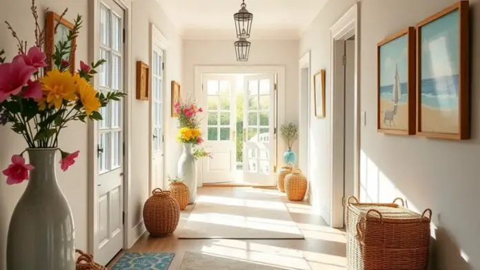 summer hallway decor inspiration