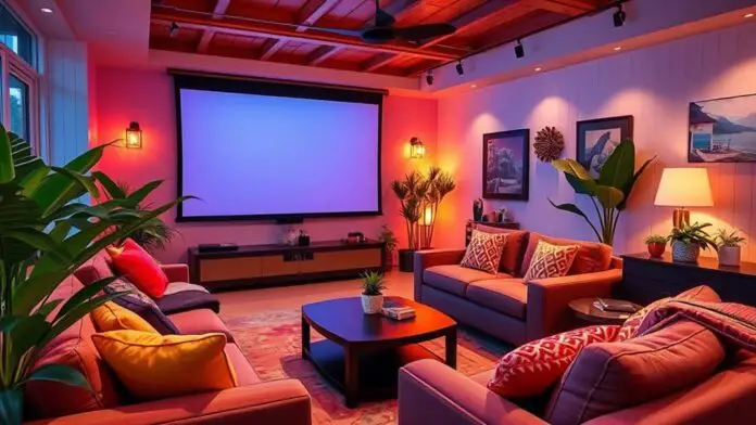 summer home theater makeover ideas