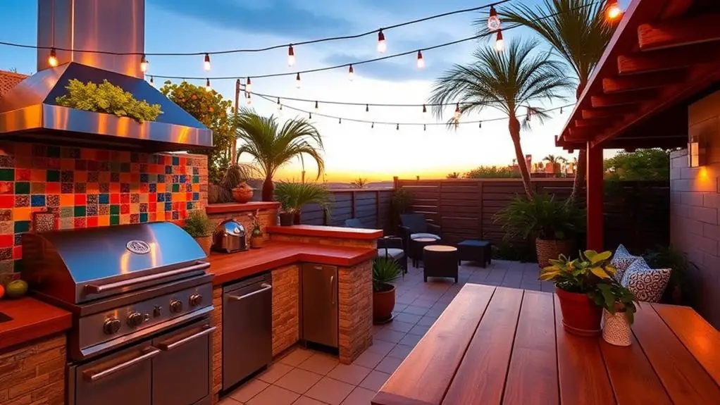 summer outdoor kitchen decor tips