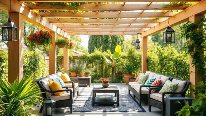 summer pergola patio decor