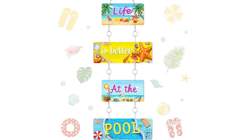 summer pool patio decor