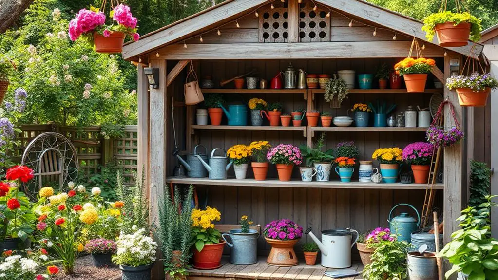 summer potting shed decor considerations