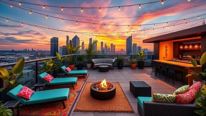 summer roof terrace decor ideas