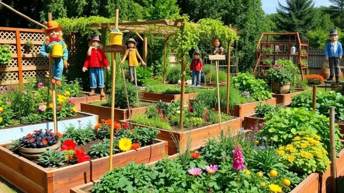 summer vegetable patch decor ideas