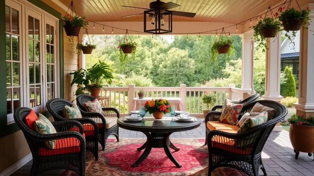 summer veranda decor considerations