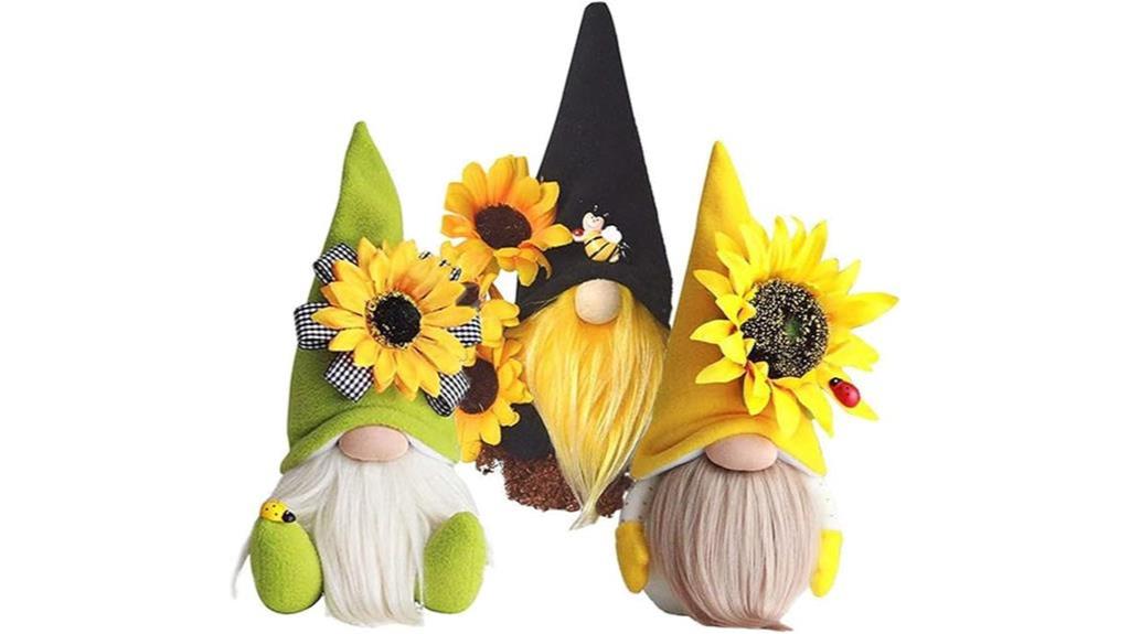 sunflower gnome home decor