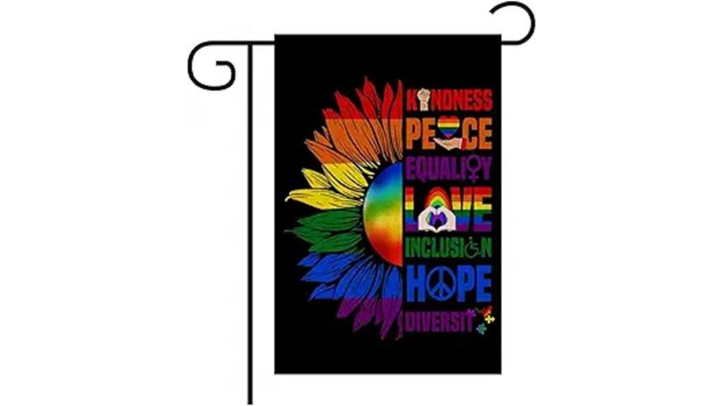 sunflower lgbt pride flag