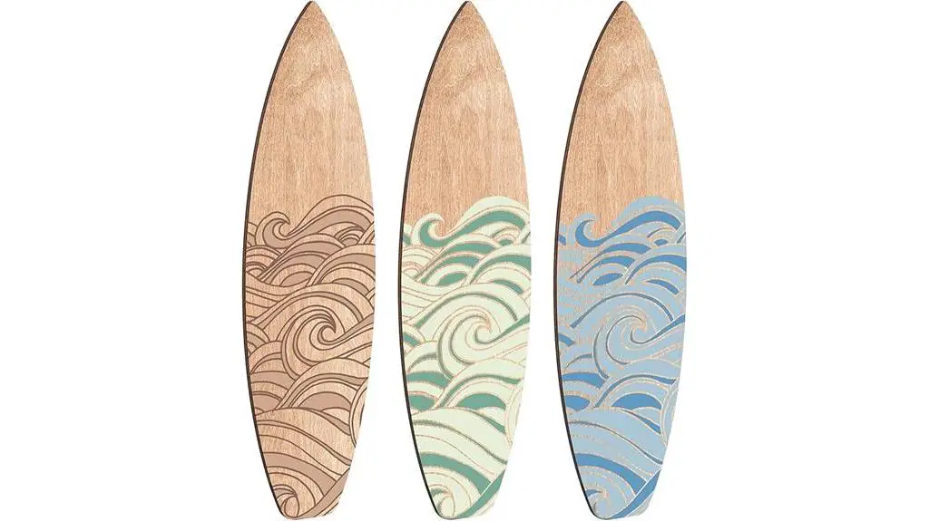 surfboard wooden beach decor