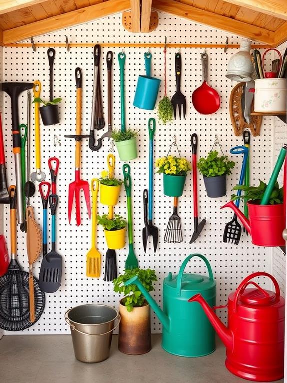 tailored pegboard showcase design