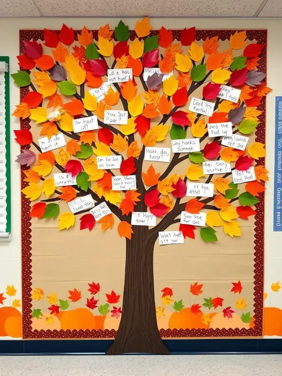 thankfulness tree showcase