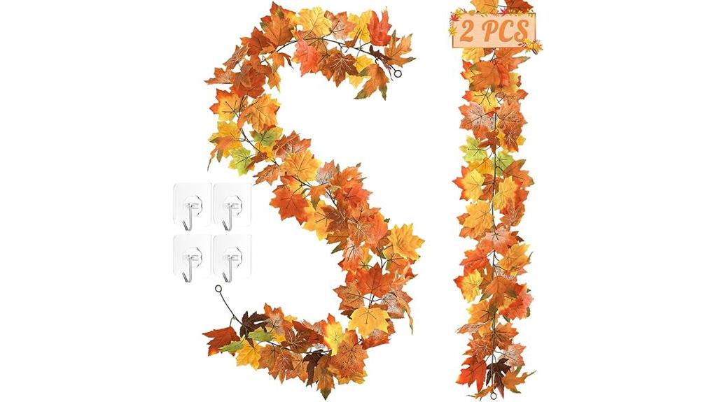 thanksgiving mantle garland decor