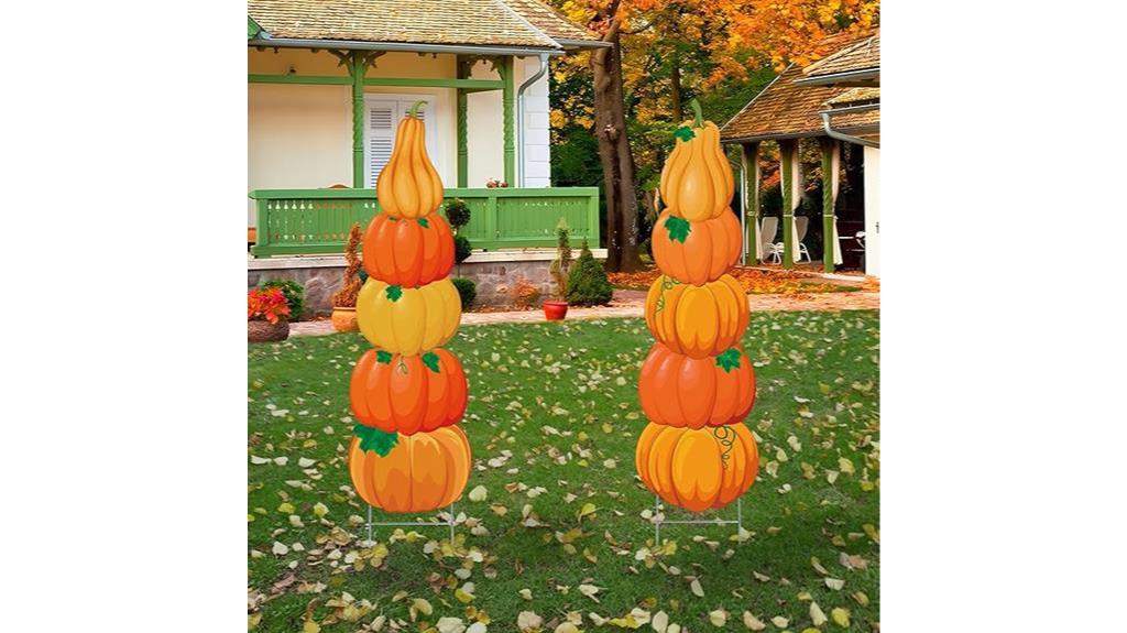 thanksgiving outdoor pumpkin signs