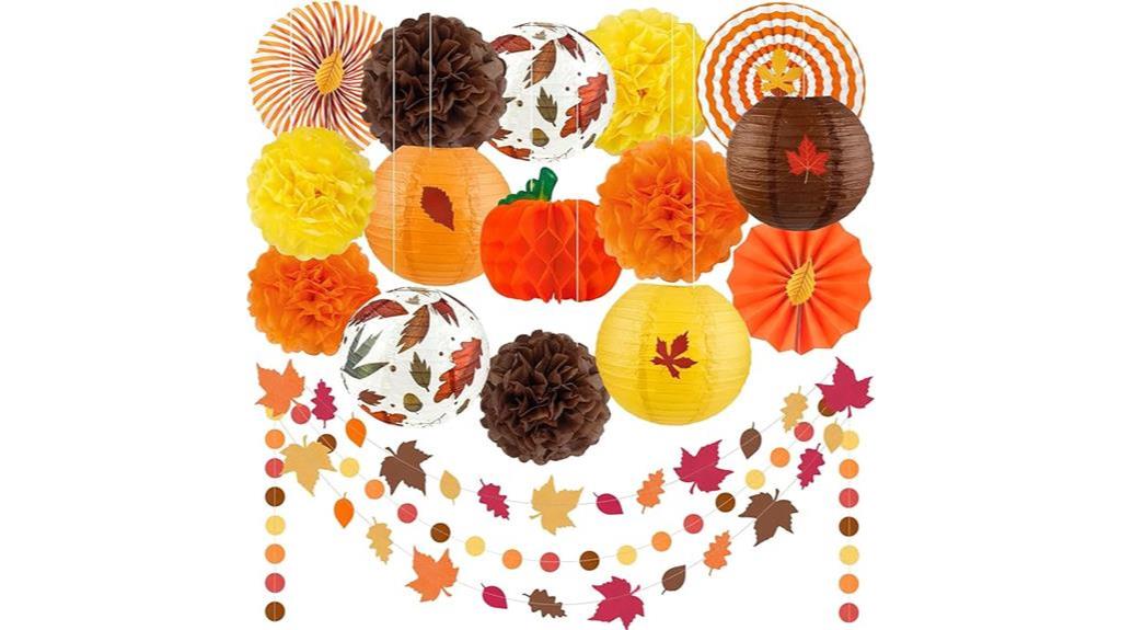 thanksgiving party decor supplies