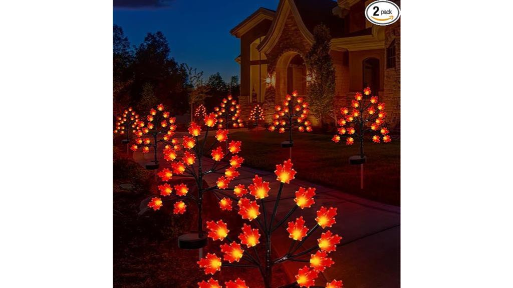 thanksgiving solar garden lights