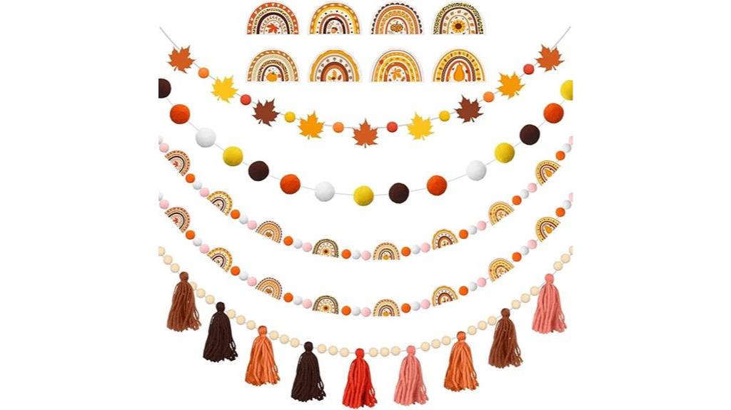 thanksgiving tassel garland decorations