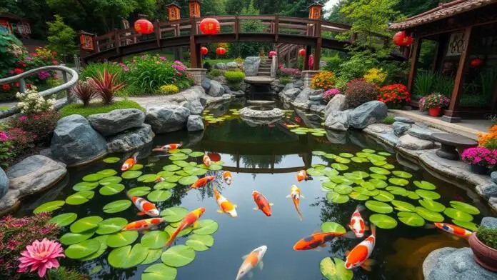 transform backyard koi pond