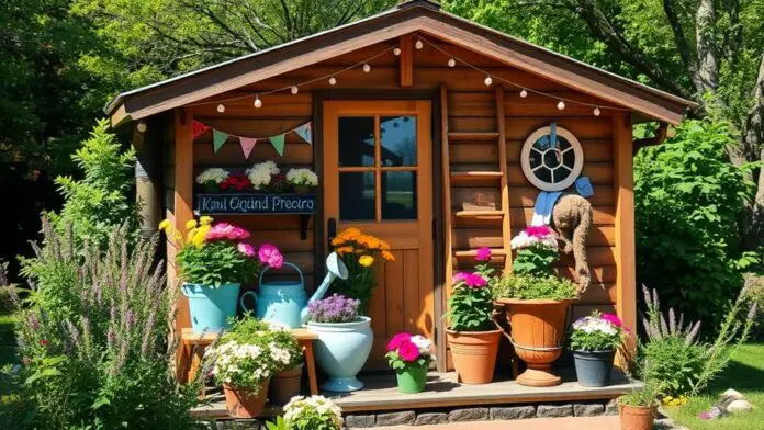 transform your outdoor shed