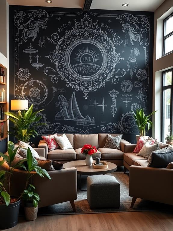 transformative chalkboard wall art