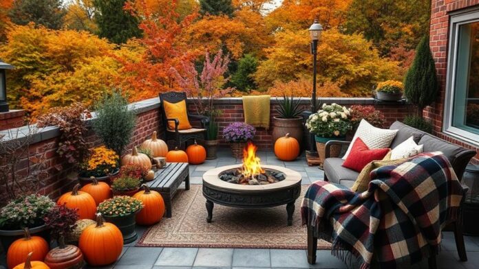 transformative fall roof decor