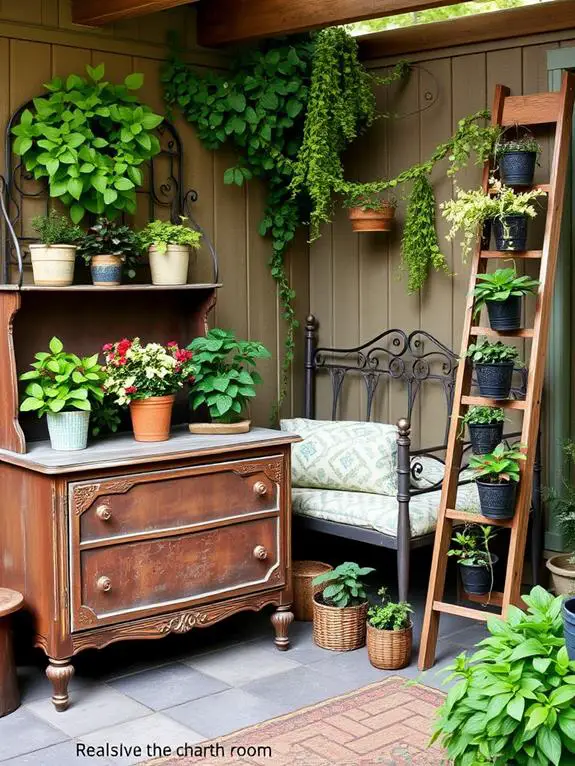 transforming old furniture creatively