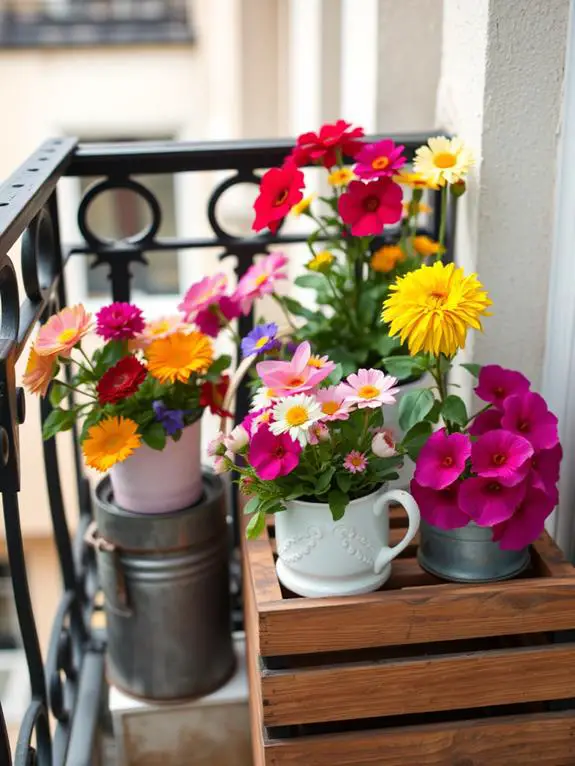 upcycled planters from repurposed items