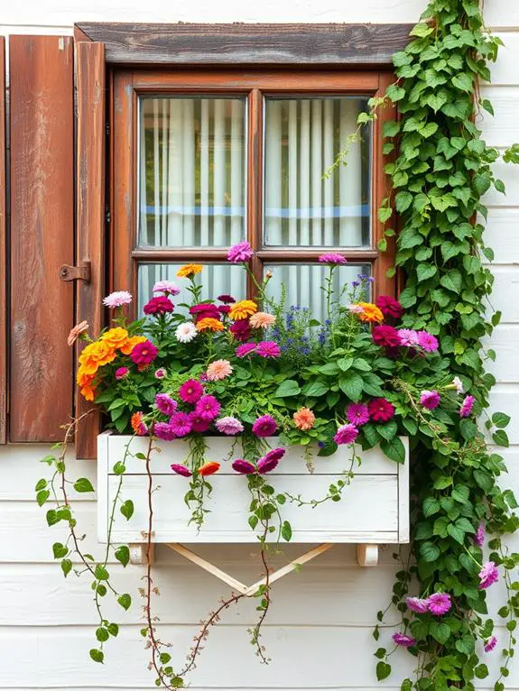 urban gardening in boxes