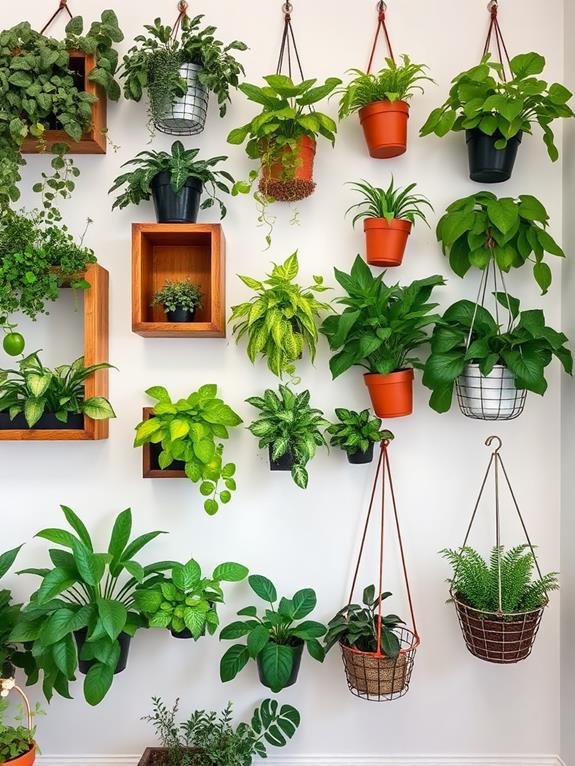 vertical garden wall creation