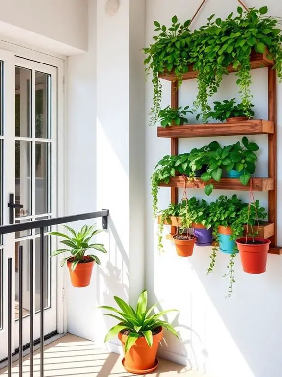 vertical greenery showcases