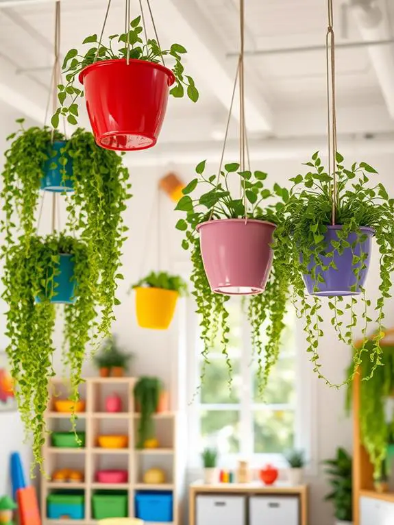 vertical plant display gardens