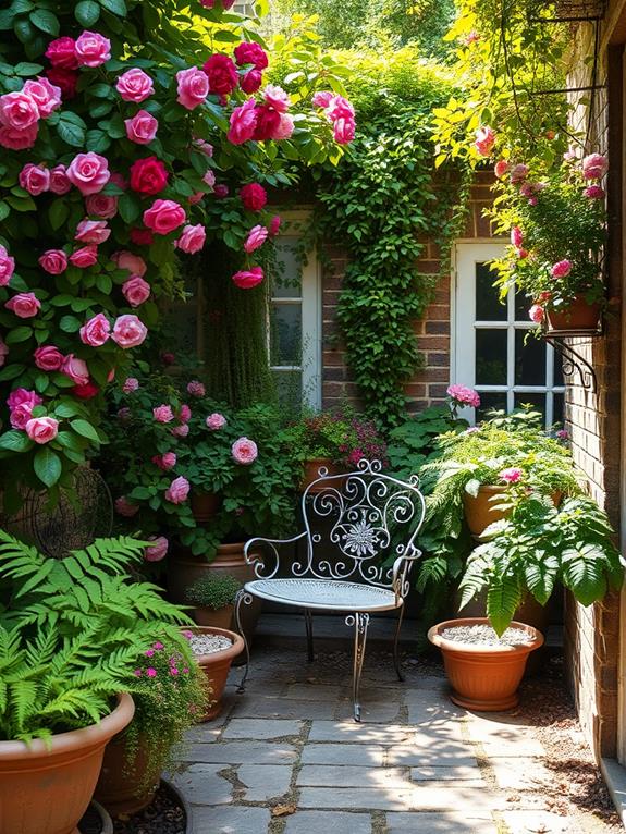 vibrant flora and foliage