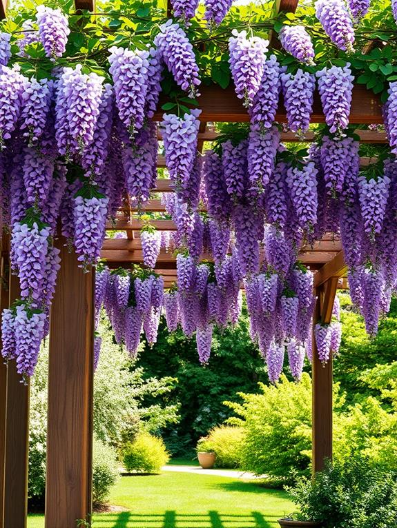 vines and flowering plants