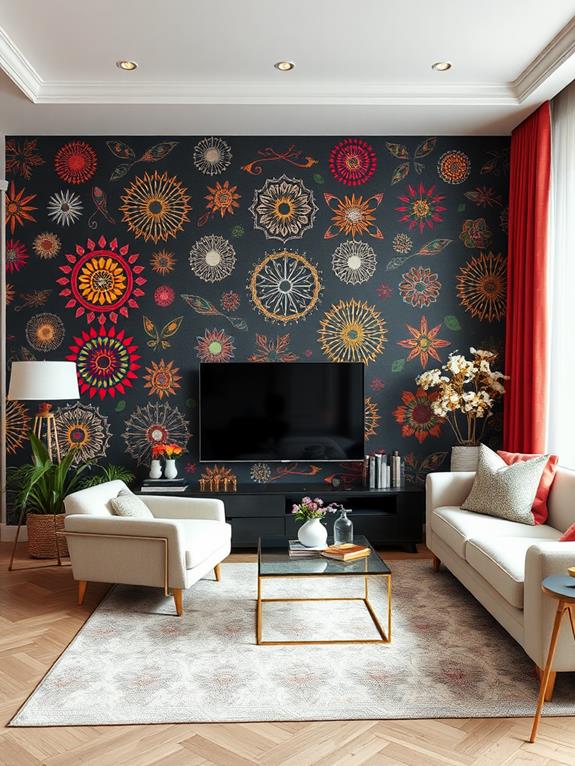 wall stencil art designs