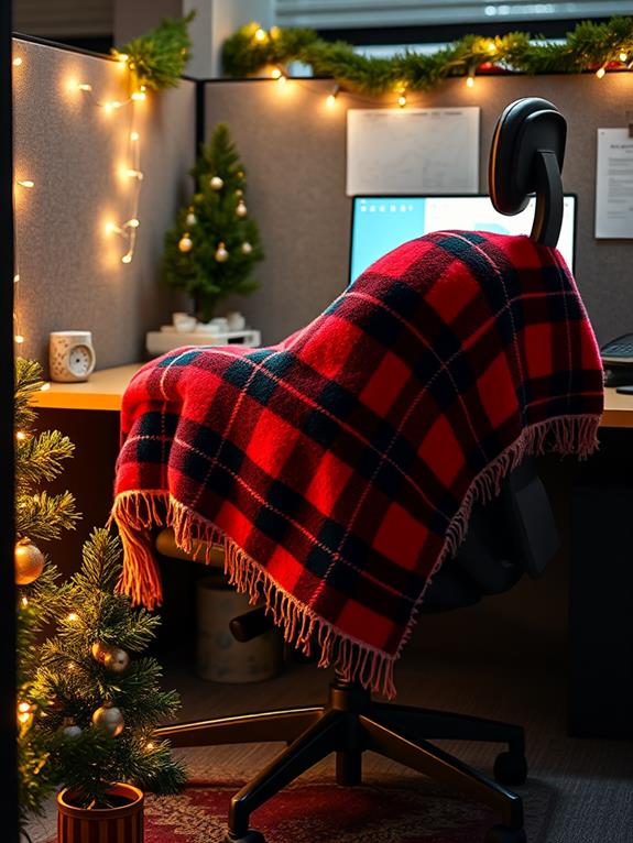 warm holiday blanket gift