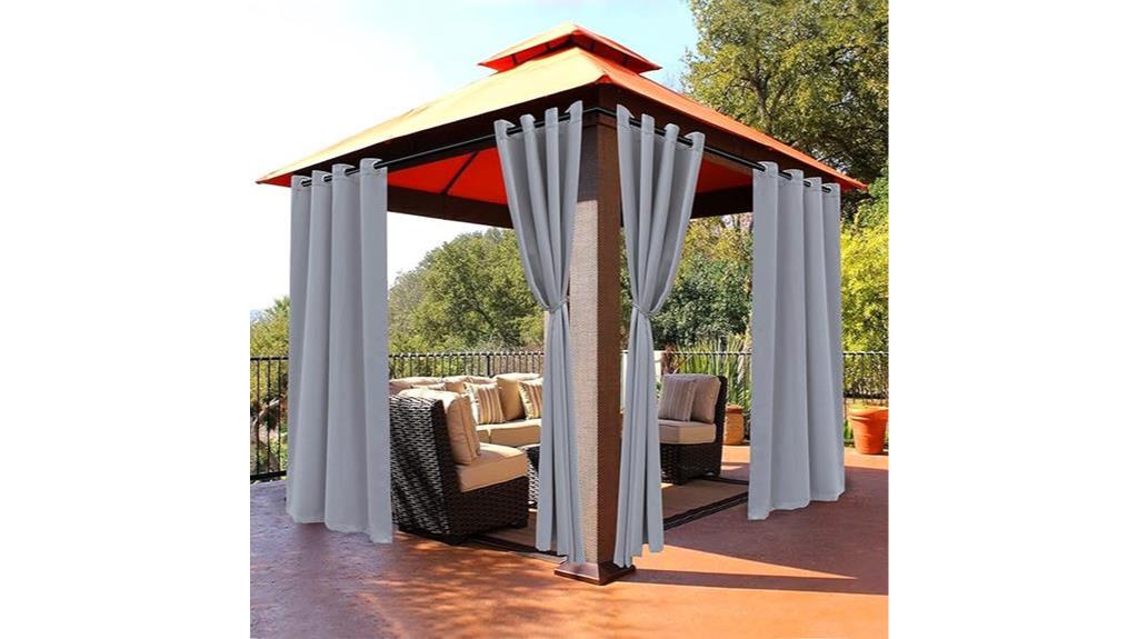 waterproof patio light curtains