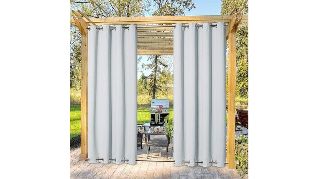 waterproof windproof outdoor curtain