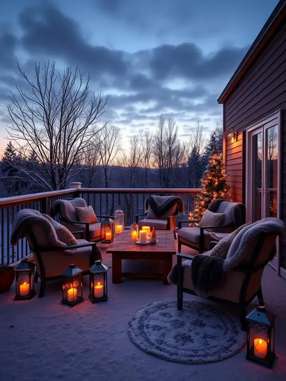 weatherproof winter outdoor seating