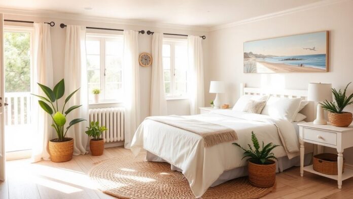 welcoming summer guest room oasis