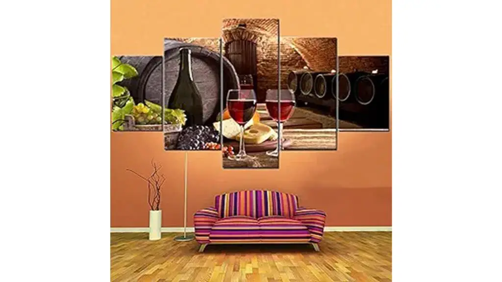 wine themed kitchen wall decor