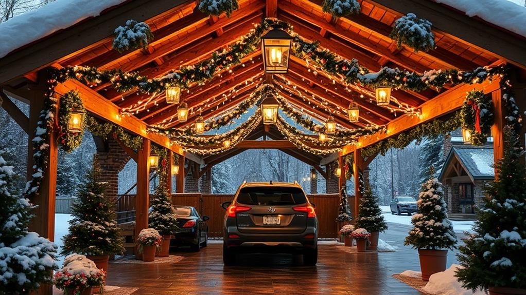 winter carport decor considerations