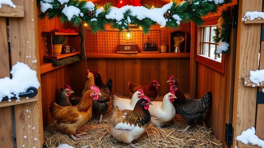 winter chicken coop decor considerations