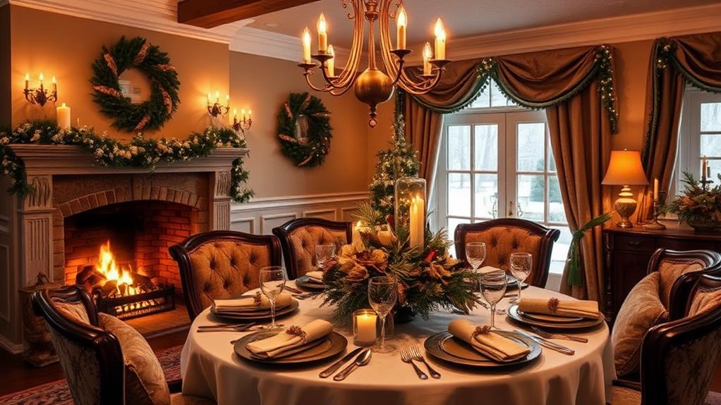 winter dining room decor tips