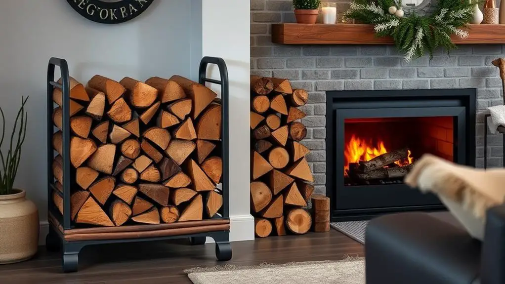 winter firewood storage decor considerations